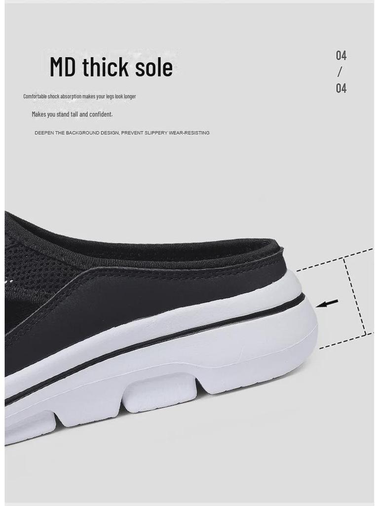 Мужские легкие дышащие повседневные туфли на плоской подошве для отдыха на открытом воздухе — модный летний стиль, легко надевать для пар