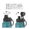 LIVING IMMEDI Water Bottle 800ml White 410685