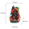 1pc Resin Waterfall Incense Burner Halloween Pumpkin Backflow Incense Burner Home Decor Home Aromatherapy (Without Incense)