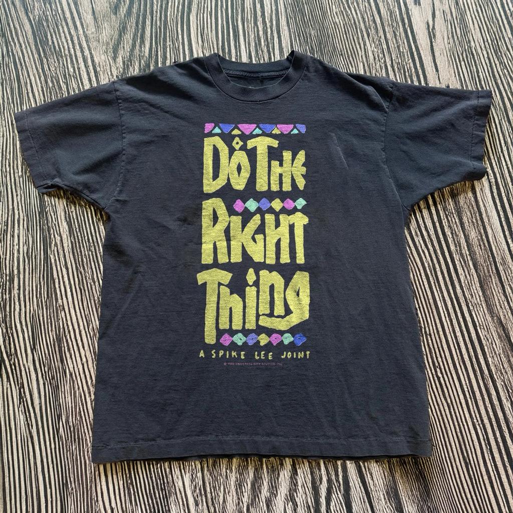 DO THE RIGHT THING Unisex Black T-shirt Size S-5XL
