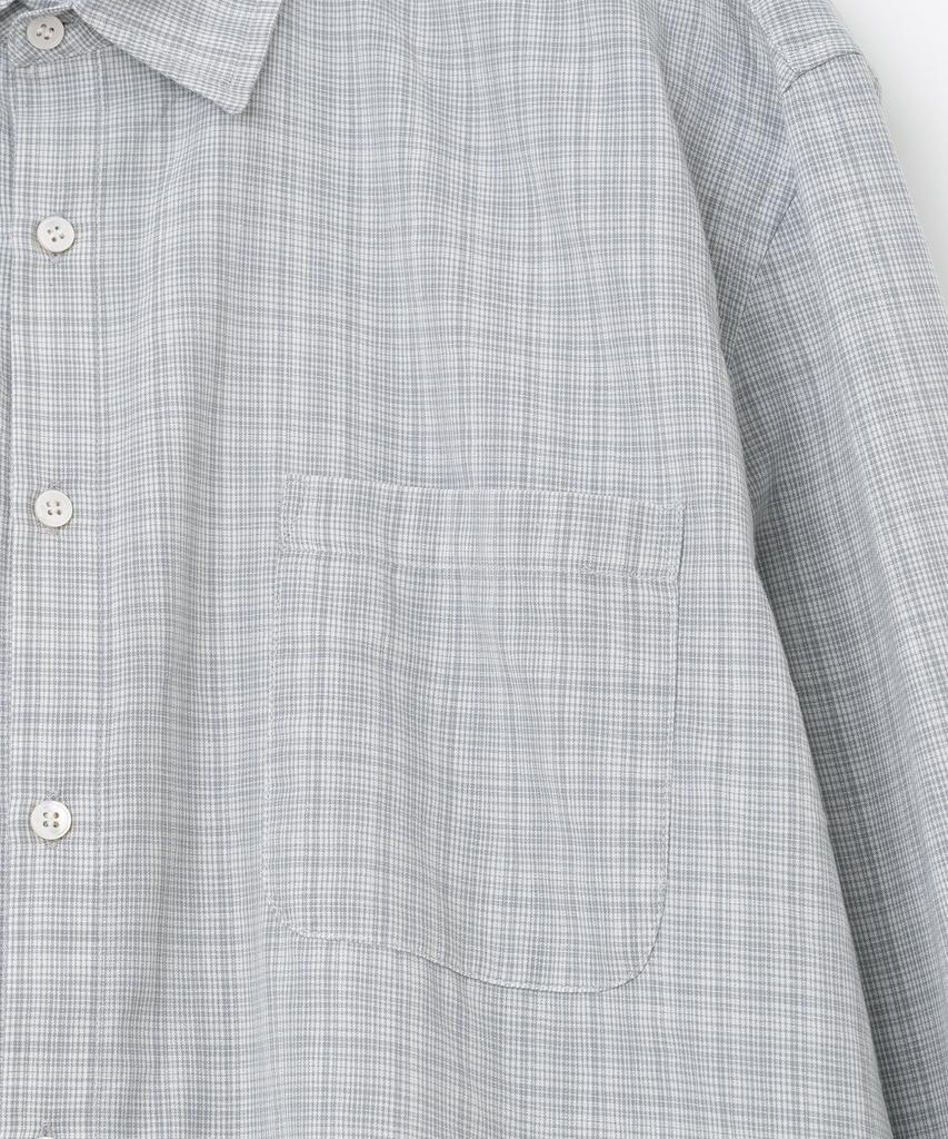 MILLO ARCHIVE Wade Check Pattern Shirt [Cloud Grey]