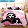 3PCS Scr-eam Horror Movie 3pcs Bedding,Including 3PCS Duvet Cover And 2pcs Pillowcases Perfect for Christmas,Ideal for Bedroom, Dormitory