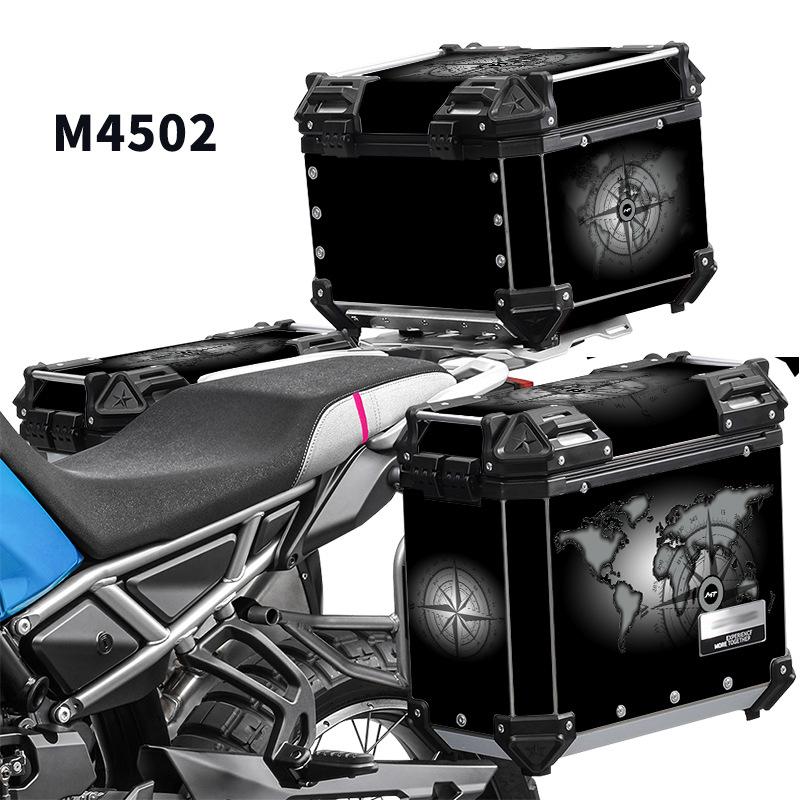 Наклейка на задний кофр для CFMOTO 450 MT 450MT MT450 2023 2024 Багажник Три кофра Набор наклеек для чемодана Мотоциклетные наклейки