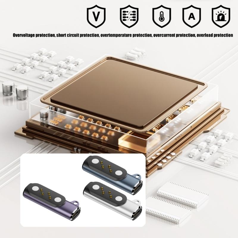 Магнитный адаптер для зарядки Type-C Для наушников с костной проводимостью POLVCDG X6 Магнитное соединение Прочность Конструкция