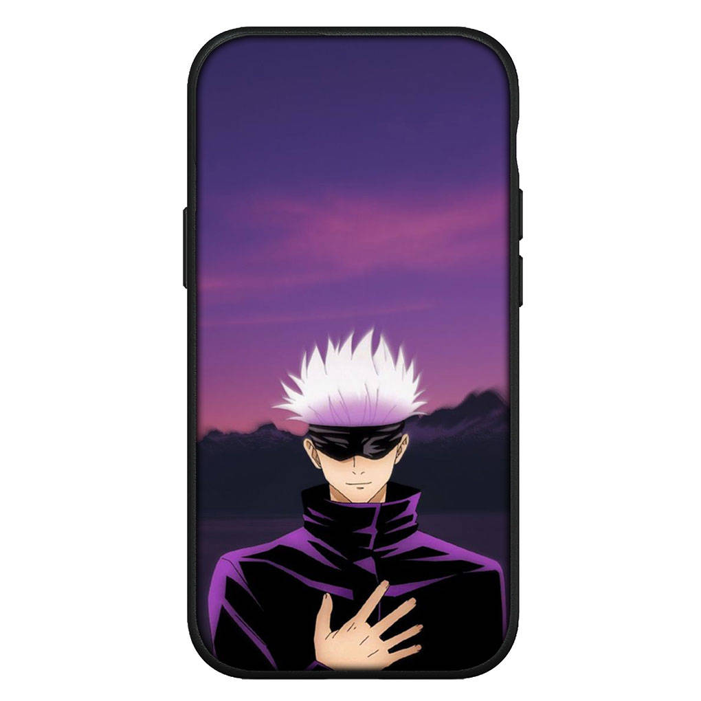 Для iPhone 16 15 Xiaomi Redmi Note 14 13 12 11 Pro Max X 8 16e Samsung Galaxy S25 S24 S23 Moto OPPO Huawei Jujutsu Anime Kaisen Gojo Satoru чехол для телефона