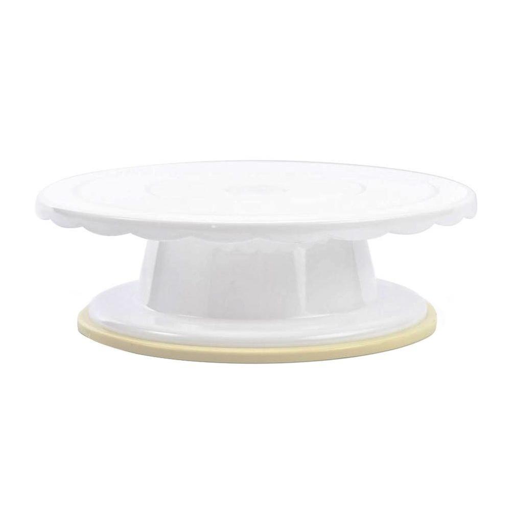 Orion Rotating Cake Decorating Stand 28 cm, White