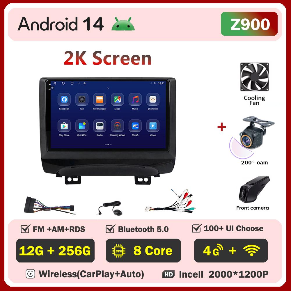 Android 14 автомобильное радио для JAC Refine S3 2013-2016 стерео головное устройство интеллектуальные автомобильные системы Mirror Link Wifi сенсорный экран Wifi