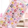 4 Sheets Cartoon Animal Ghost Rabbit Aesthetic Decals 3D Relief Jelly Stickers Diy Phone Case Diary Stationery Sticker Decor