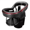 Carmate Quattro X Twin Cup Carbon Fiber Metallic DZ413 Holder, Red,