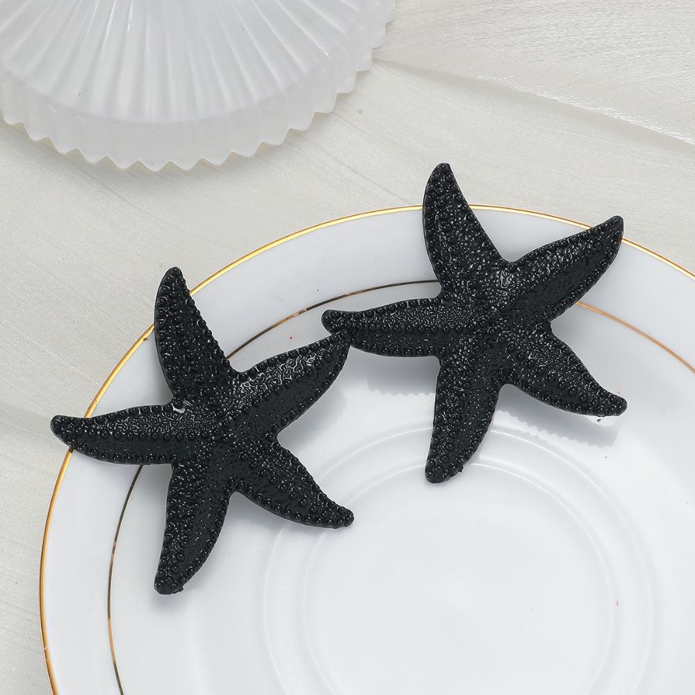 Bohemian Starfish Stud Earrings Starfish Pendant Earrings Jewelry Accessories