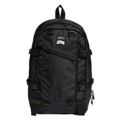 Оригинальный полиамидный рюкзак унисекс чисто черный Adidas HE9718