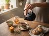 Cast Iron Kettle Bee 1.2L Tea And Herb Infuser Cast Iron