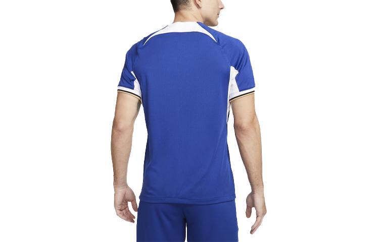 Nike Мужские синие футбольные майки умеренного прямого кроя DX2685-496