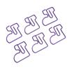 100pcs Christmas Shoes Paper Clips Metal Bookmark Paper Clips Cute Multifunctional Paper Clips for O