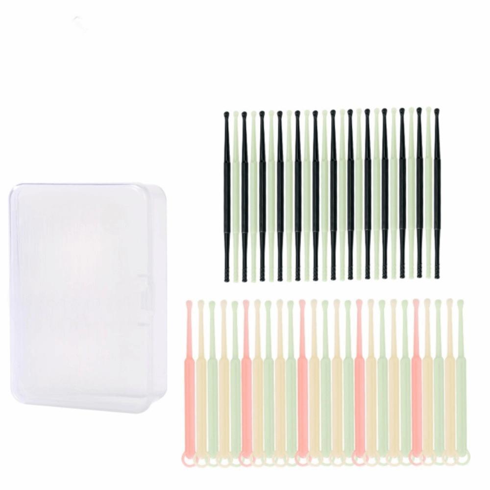 50Pcs Smooth Ear Wax Removal Cleaner Plastic Ear Scoop Massage Ear Picks  Daily Use