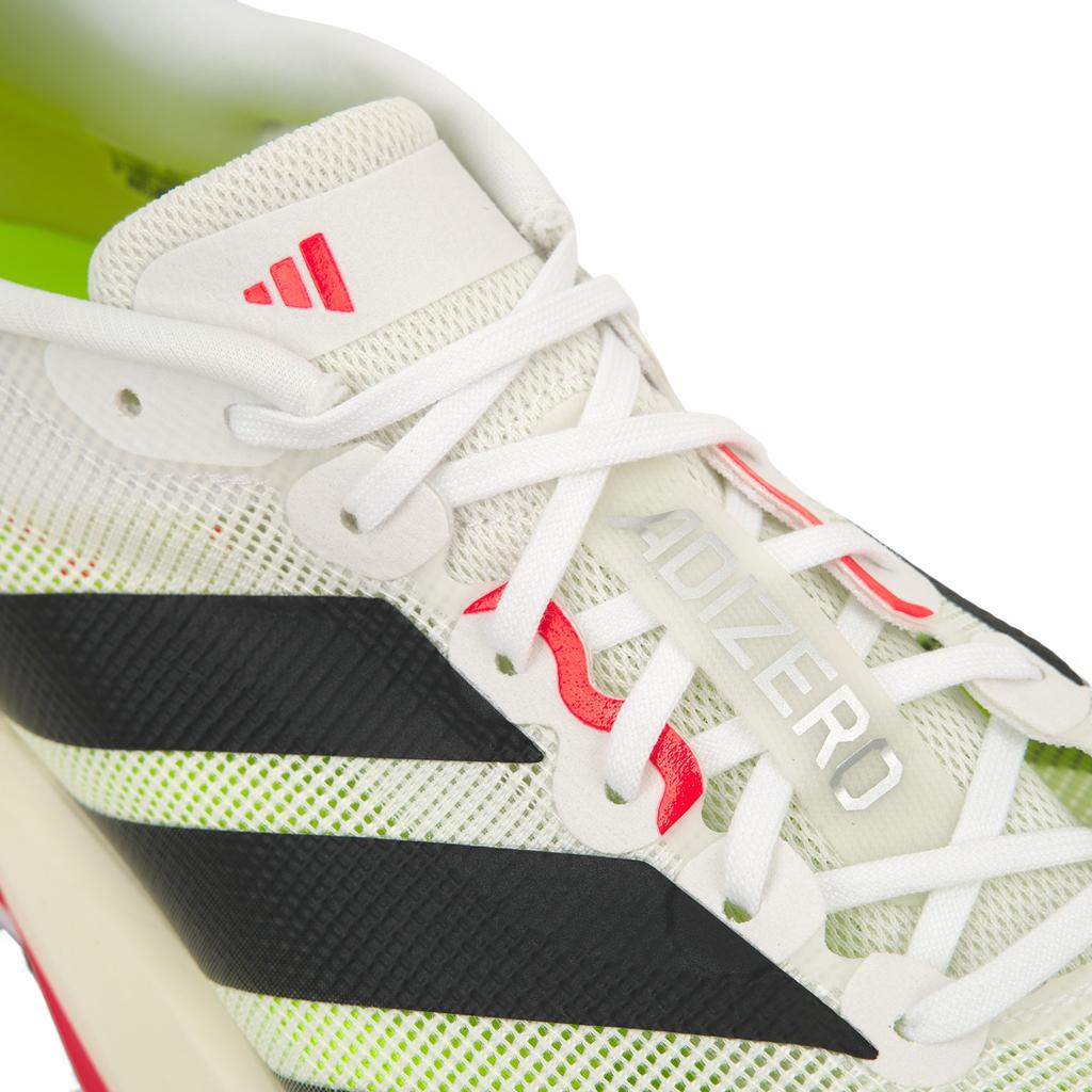 adidas Adizero Boston 13 Белые Черные Ярко-красные Мужские Кроссовки Облачно-белые Основной черный JS4932