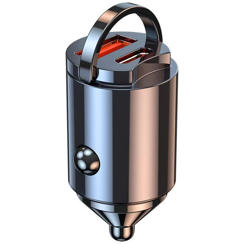 Трансграничное портативное USB автомобильное зарядное устройство: Сверхбыстрая многофункциональная зарядная вилка для телефона