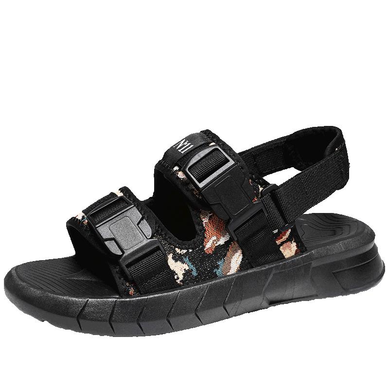 Fashion 2024 New Fashion Summer Men Breathable Sandals Men's Bottom Sandals Men Anti-slip Wear Outdoor Comfortable Slippers Sandals