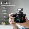 Godox IT20F Вспышка для Fuji Компактная, но мощная вспышка с 700 циклов перезарядки TTL и ручным режимом M легкая конструкция совместима только с камерами Fuji устанавливаемыми на камеру