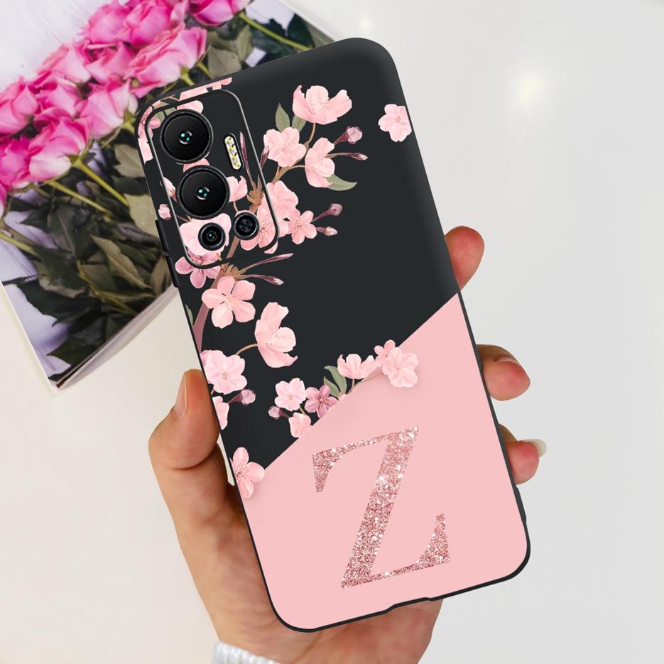 Чехол для Infinix Hot 12 X6817 X6817B Новый с буквами Мягкий ТПУ Чехол для телефона Для Infinix Hot 12 Play 12i Hot12 Pro Задняя крышка Сумки