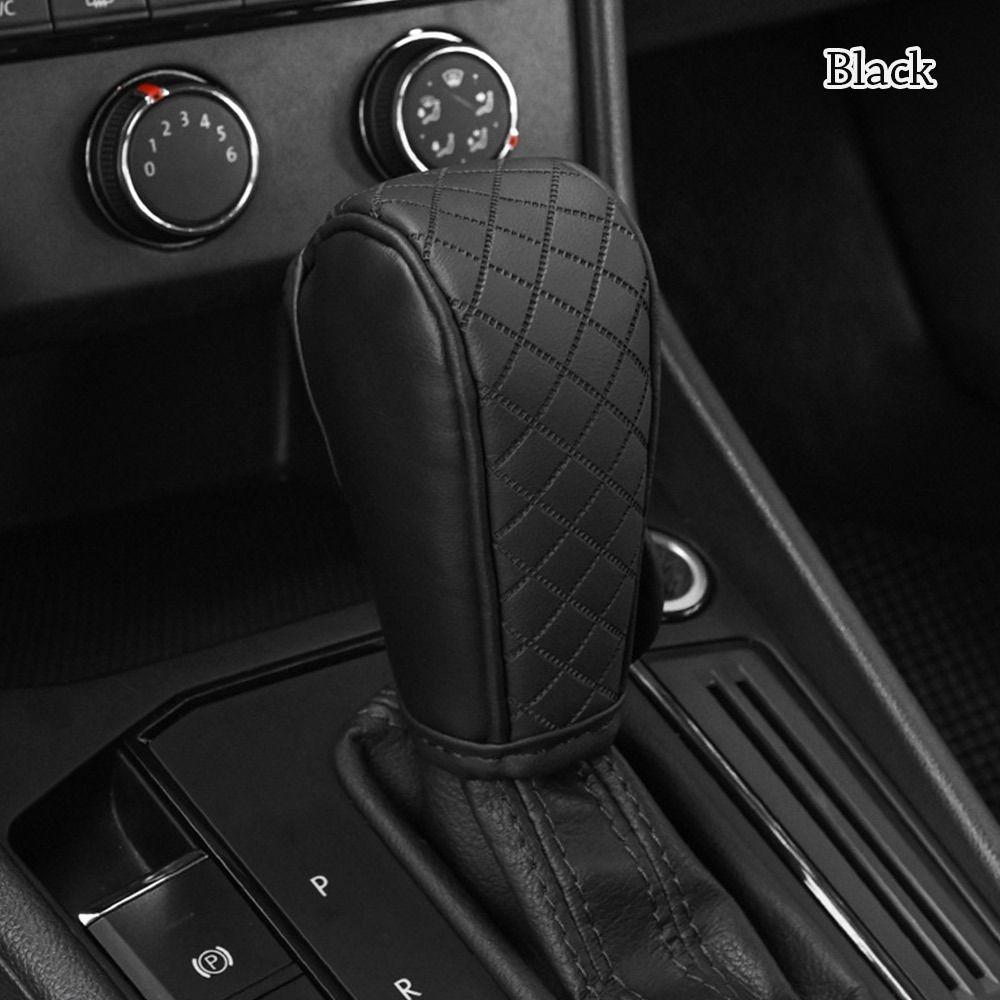 Износостойкий чехол на ручку переключения передач, кожаные аксессуары для интерьера автомобиля, чехол на ручку переключения передач для автомобиля