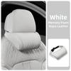 Luxurious Memory Foam Car Headrest Cushion , Comes with A Leather Cover, Soft Breathable and Comfortable Car Seat Neck Pillow