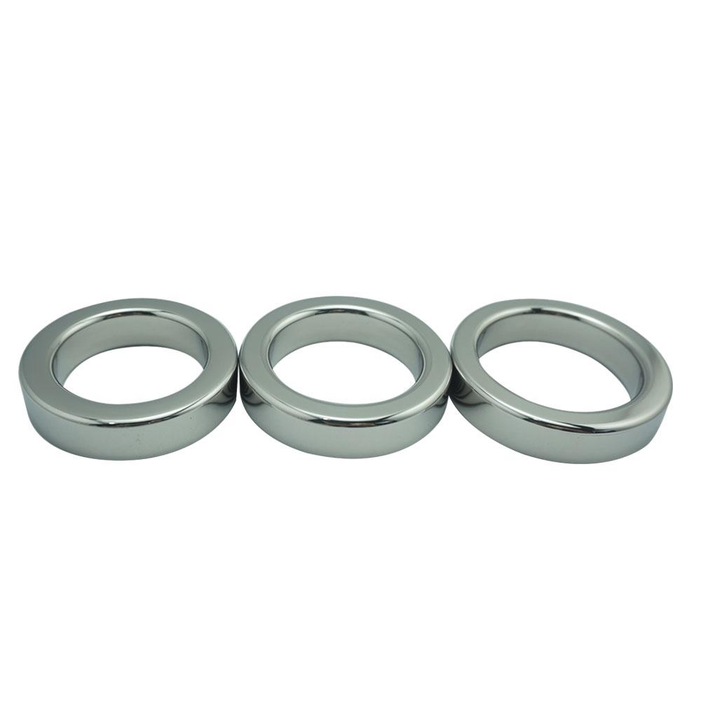 Диаметр 38/41/44/47 мм, толщина 9 мм, мужское кольцо на член из нержавеющей стали, металлическое кольцо для пениса, металлический замок, яички, секс-игрушка для мужчин