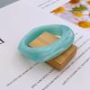 European and American Style Marble Pattern Exaggerated Acrylic Bangle Bracelet