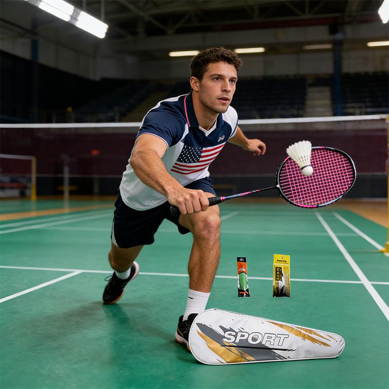 23 фунта бадминтонная ракетка углеродное волокно мужчина женщина взрослый высокая эластичность прочная основная ракетка для атаки защита Соревновательный уровень