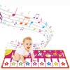Musical Piano Mat,Toddlers Music Floor Keyboard Blanket Dance Mat with 8 Different Animal Sounds,Early Learning Educational Toys for Baby