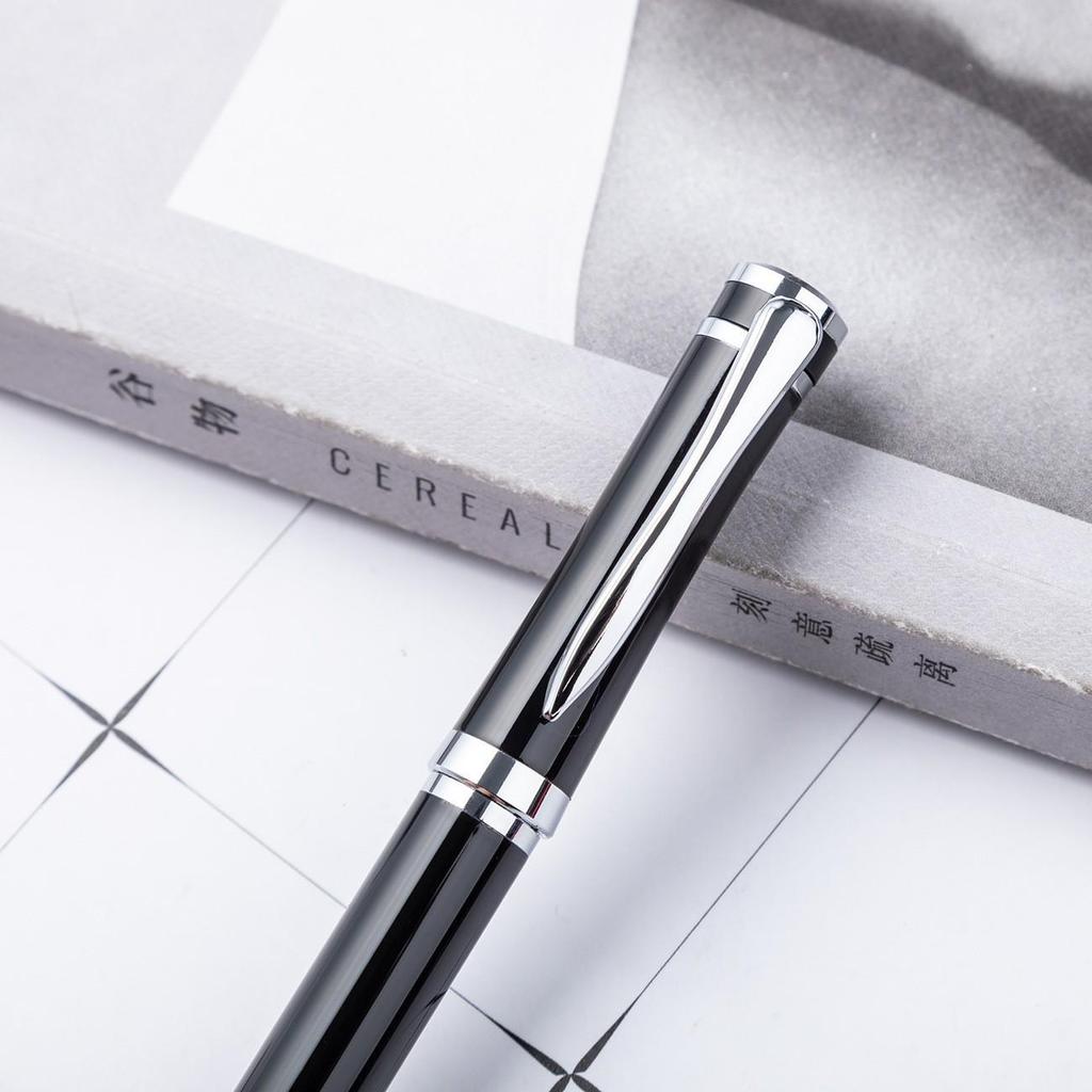 Металлическая шариковая ручка Business Signature, рекламный подарочный вариант с индивидуальным логотипом