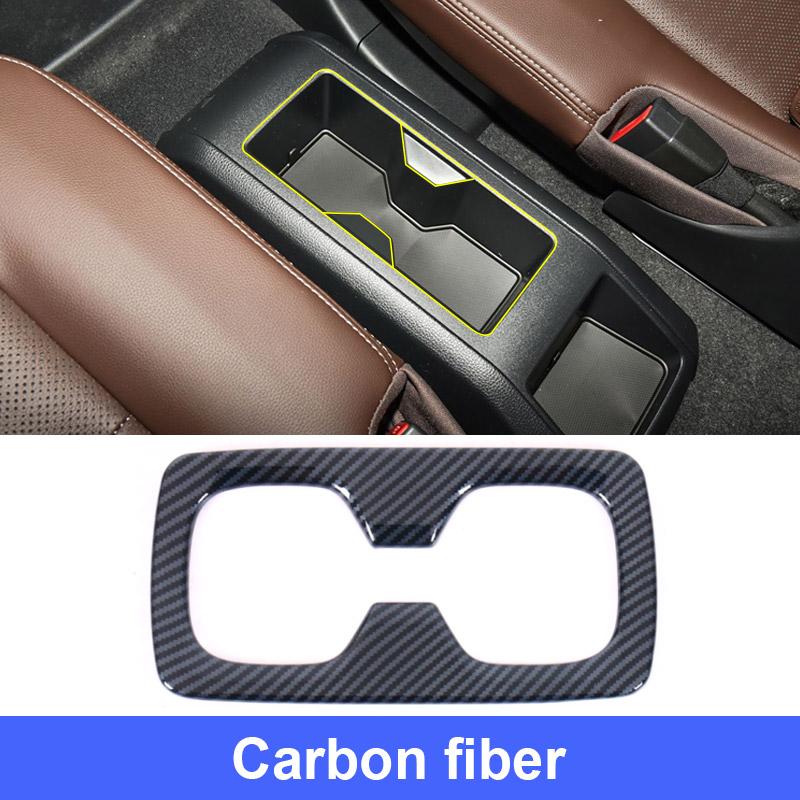 Vtear Car Rear Seat Cup Holder Protector Cover Interior Decoration Accessory For Toyota Land Cruiser 250 Prado LC250 2024-2025