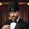 Multi Occasion Wear Magicians Hat Magician Costume Jazz Hat Fashion Magician Top Hat  Party
