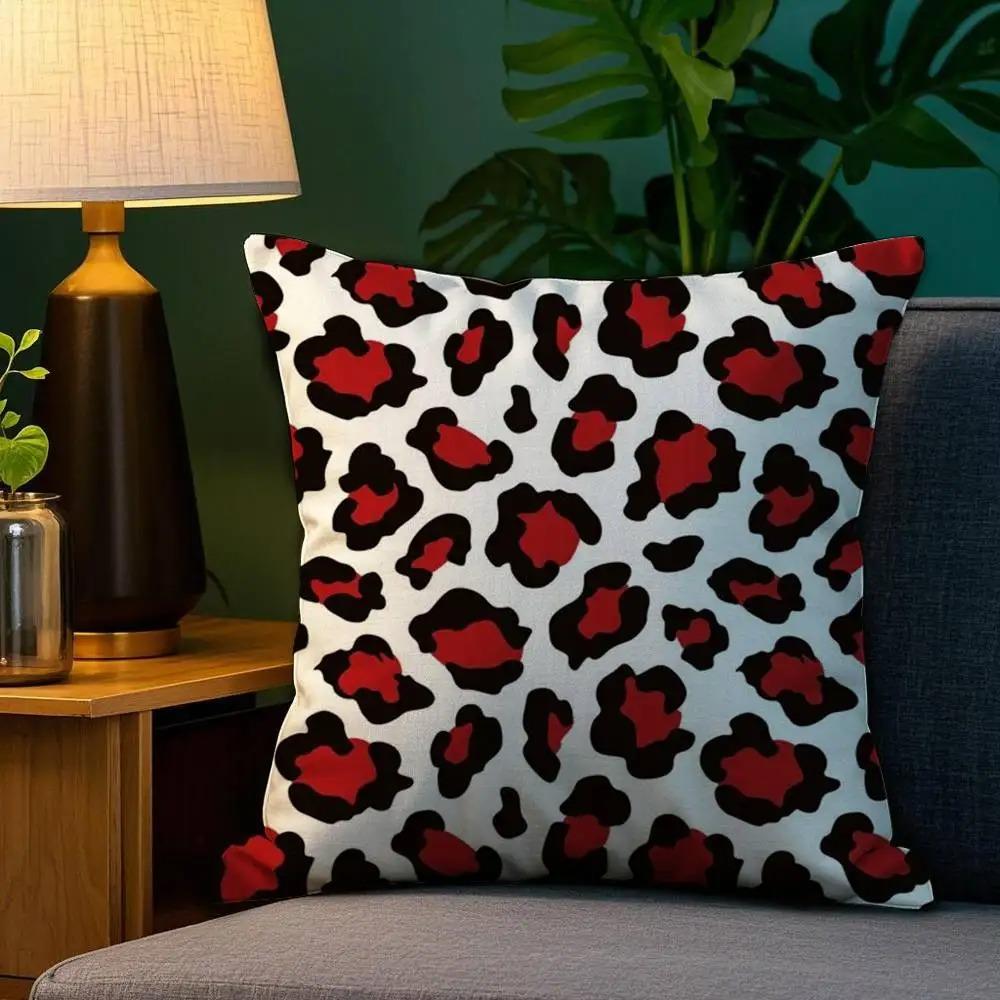 Fashionable Luxury Leopard Print Cushion Cover Sofa Pillow And Decorative Sofa Cushion Cover