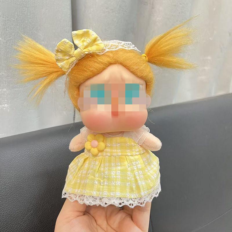 For Doll Clothes Handmade Bonnet Retro Floral Dress Cartoon Toy Cute and Fashionable Style Polyester/Cotton 14+ Years