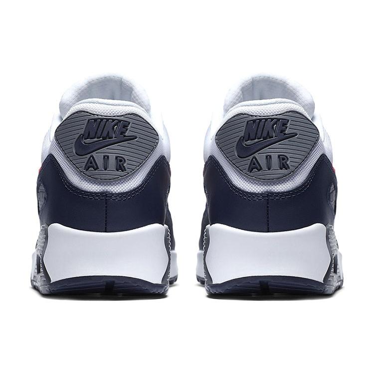 Nike Air Max 90 Белый Солнечно-Красный Обсидиан Мужские 537384-135