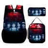 Школьный рюкзак Stranger Things 5 для учеников, 16 дюймов, сумка со стикерами, рюкзак Stranger Things 5, большая вместимость, на плечи студента