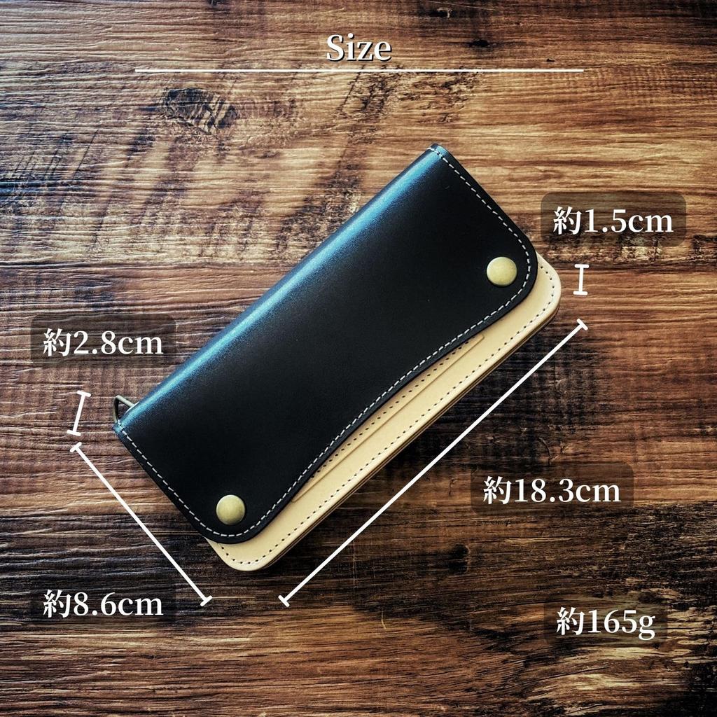 Длинный кошелек дальнобойщика, Кожа Точиги, Сделано в Японии, Натуральная кожа, Мужской двойной длинный кошелек с L-образной молнией и прострочкой, Кошелек дальнобойщика,