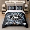 Custom Bedding Set Derby County Pattern, Print Name Text 1 Duvet Cover plus 2 Pillowcases Home Textile