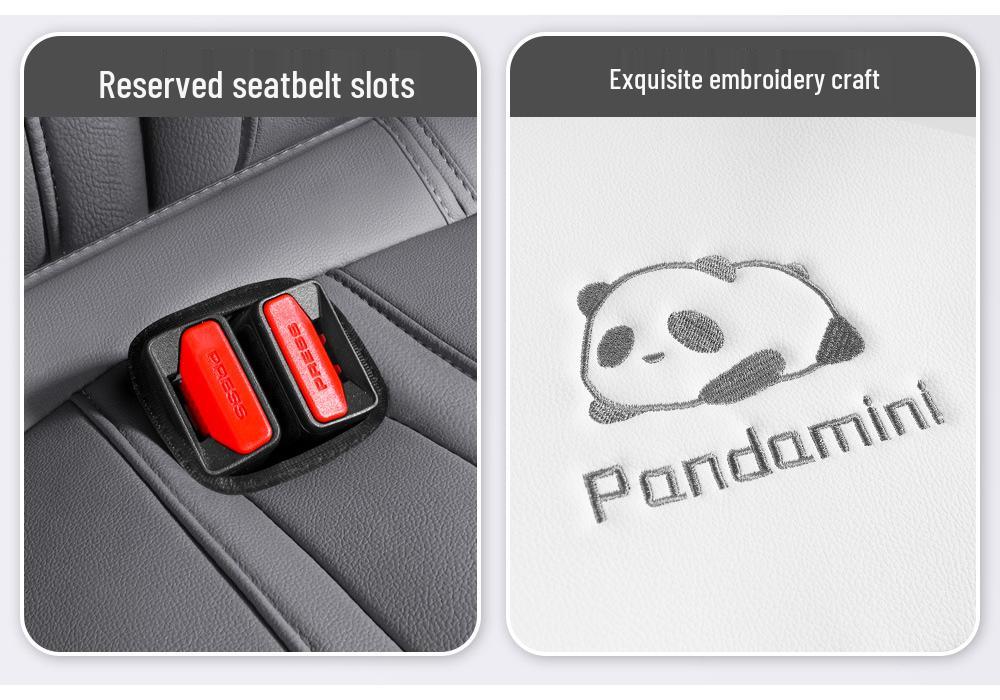 All-Season Leather Car Seat Covers for Geely Panda Mini - Full Coverage