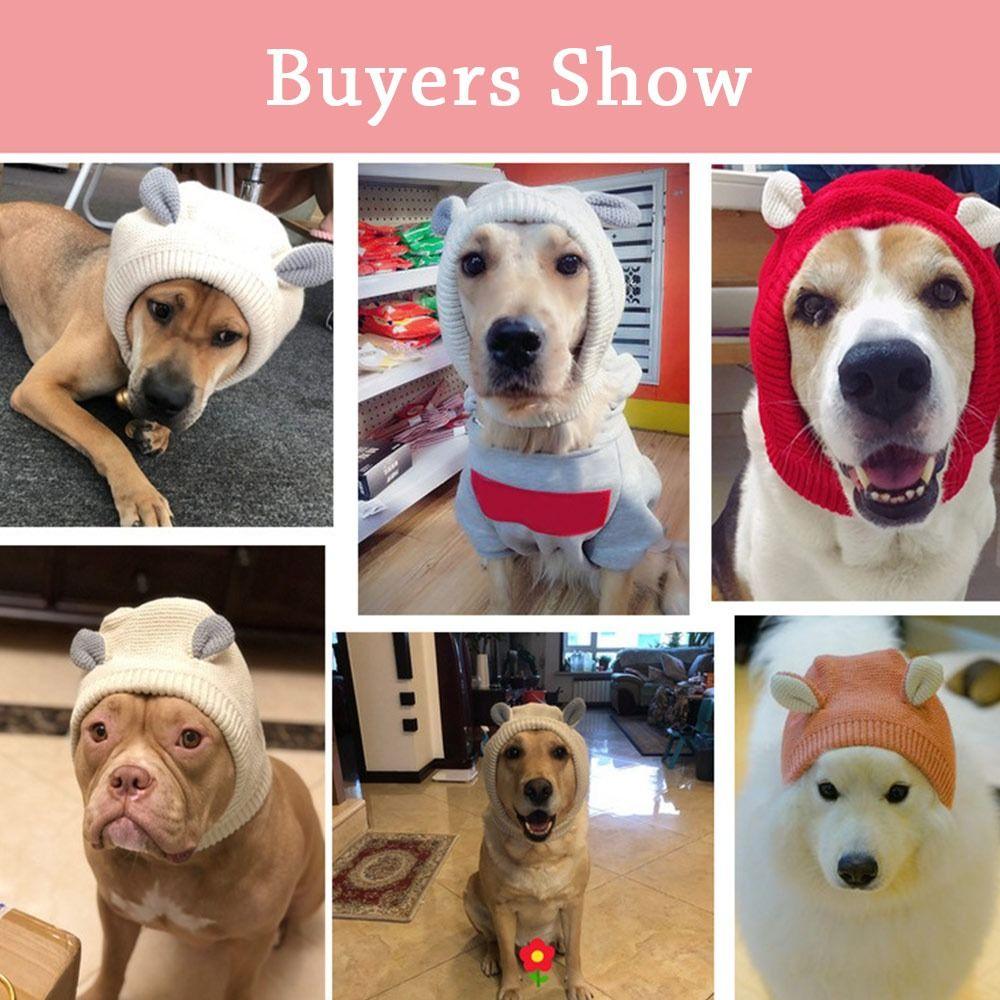 Модные наушники для защиты от шума, снятия тревожности, для собак, теплые наушники, чехлы для ушей питомца, теплая шапочка для щенка