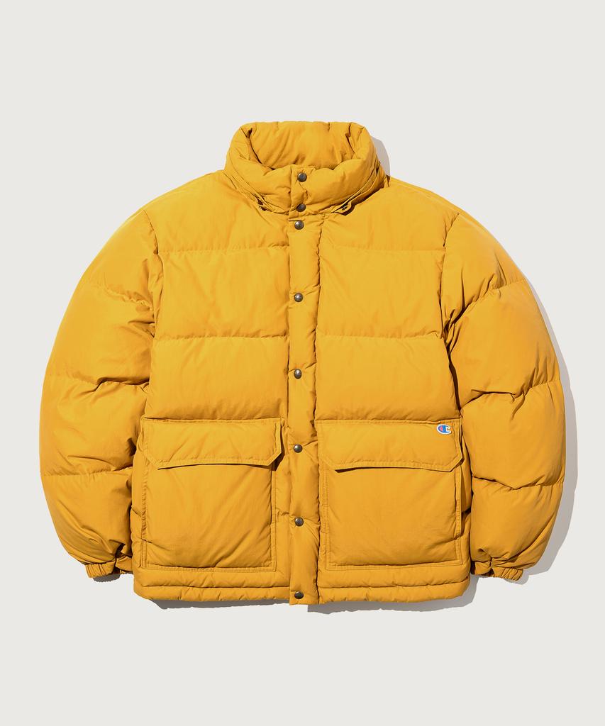 Champion Heritage Puffer Down Jacket Mustard