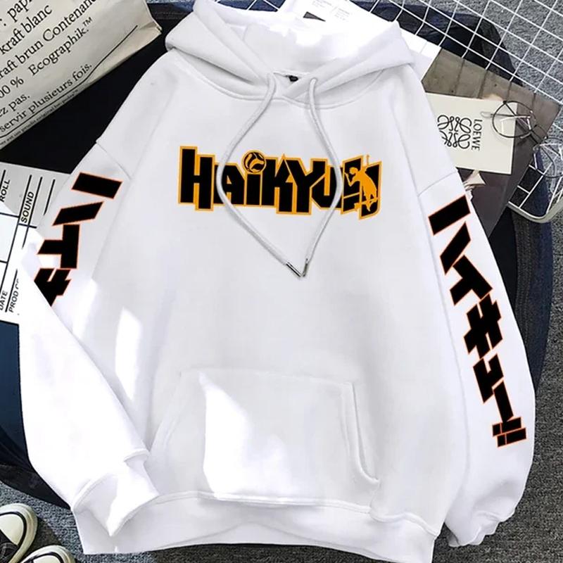 Япония Аниме Haikyuu Манга Принты Толстовки Мужские Новые Модные Толстовки Хип-Хоп Флисовые Толстовки Круглый Вырез Пуловеры Милая Одежда