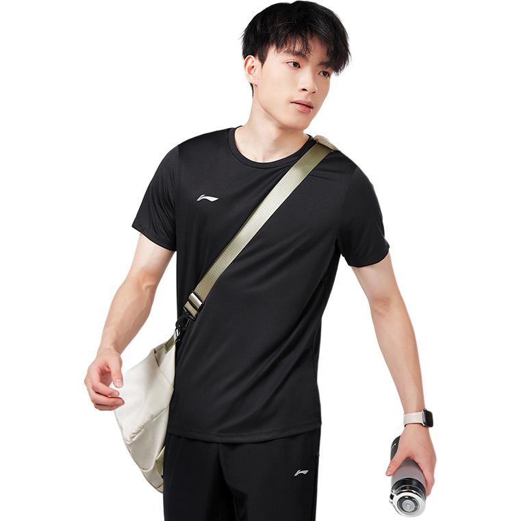 Футболка мужская Li Ning Sports Life Collection Черная ATSU873-1
