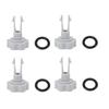 4 Set Air Release Valve O Ring Swimming Pool Filter Pump Replacement Parts Accessories
