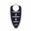 10 Colours 3 Buttons Car Remote Key Shell Key Pad Rubber for Alfa Romeo 156/159 /mito/giulietta/gt/4c Accessories for Girls