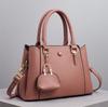 2026 New Fashion Women's Bag Large Capacity Shoulder Crossbody Bag Solid Color Mother and Child Bag Women's Bag
