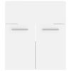 Bathroom Furniture Set White Particleboard