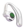 Поворотная Bluetooth-гарнитура с заушиной: Можно носить на любом ухе, Мощный звук, Длительное время работы от аккумулятора, Универсальная совместимость, Цифровой дисплей.