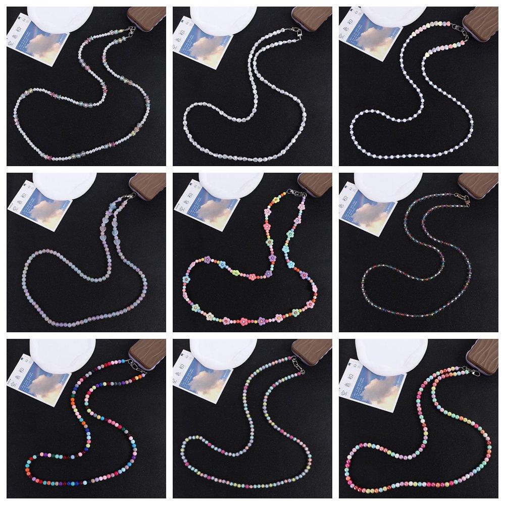 Rope Beading Mobile Phone Necklace Phone Lanyard Phone Strap Phone Chain Crossbody Cellphone Strap